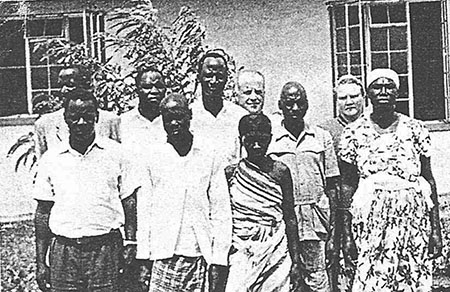 Tabitha with local Christians 1959