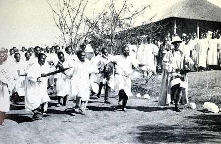 Shembe dancing