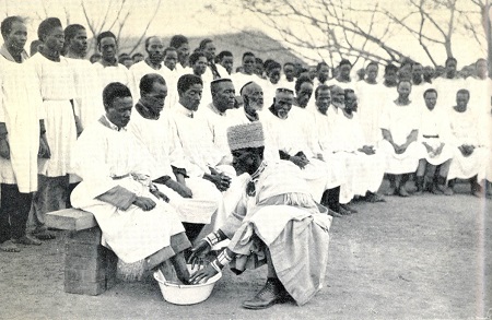 Shembe footwashing