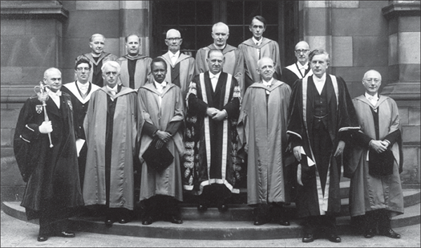 Nyerere receiving diploma