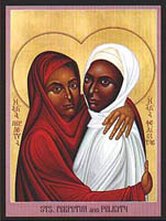 Felicitas and Perpetua icon